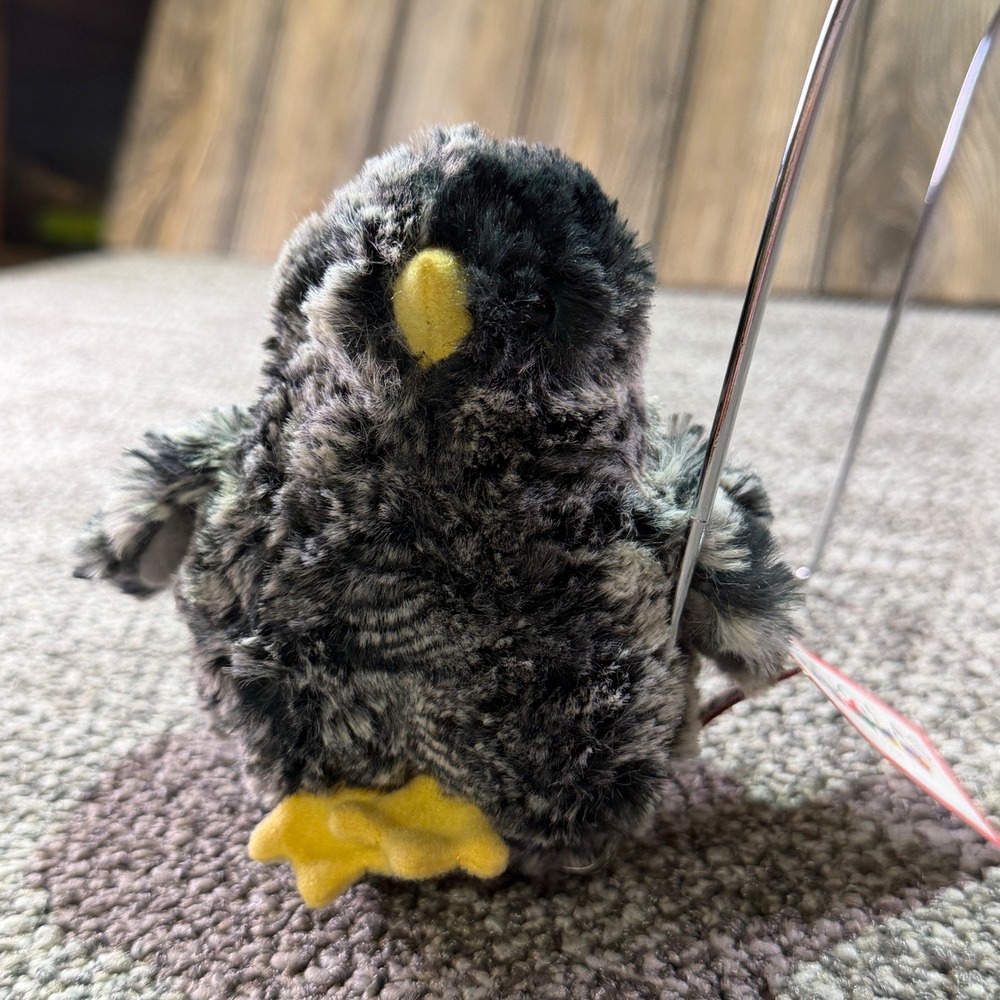 Douglas 4 in Black Multi Chick Plush Stuffed Animal NWT Soft Toy - Picture 5 of 7